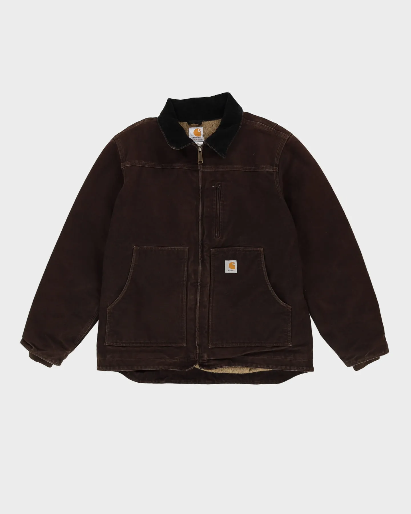 00s Carhartt Brown Workwear / Chore Jacket - M