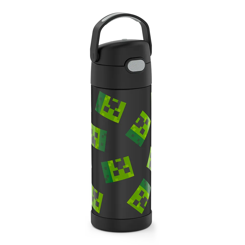 16oz FUNTAINER® WATER BOTTLE MINECRAFT