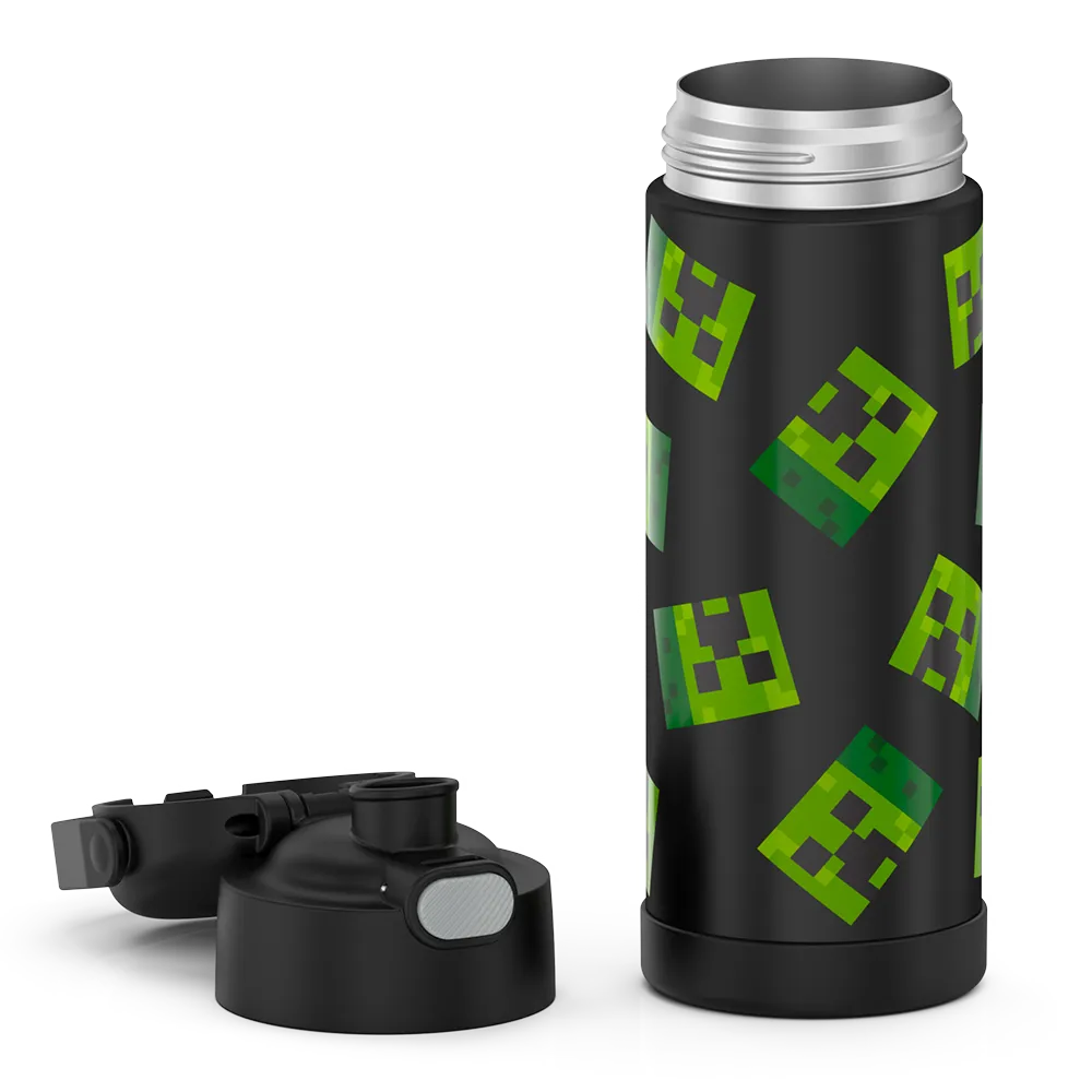 16oz FUNTAINER® WATER BOTTLE MINECRAFT