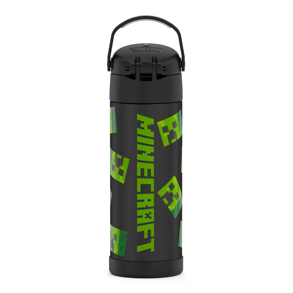 16oz FUNTAINER® WATER BOTTLE MINECRAFT