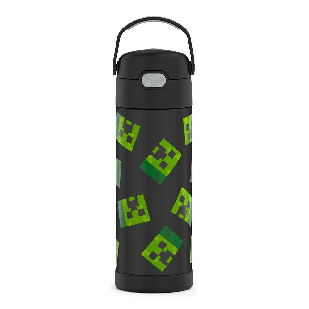 16oz FUNTAINER® WATER BOTTLE MINECRAFT