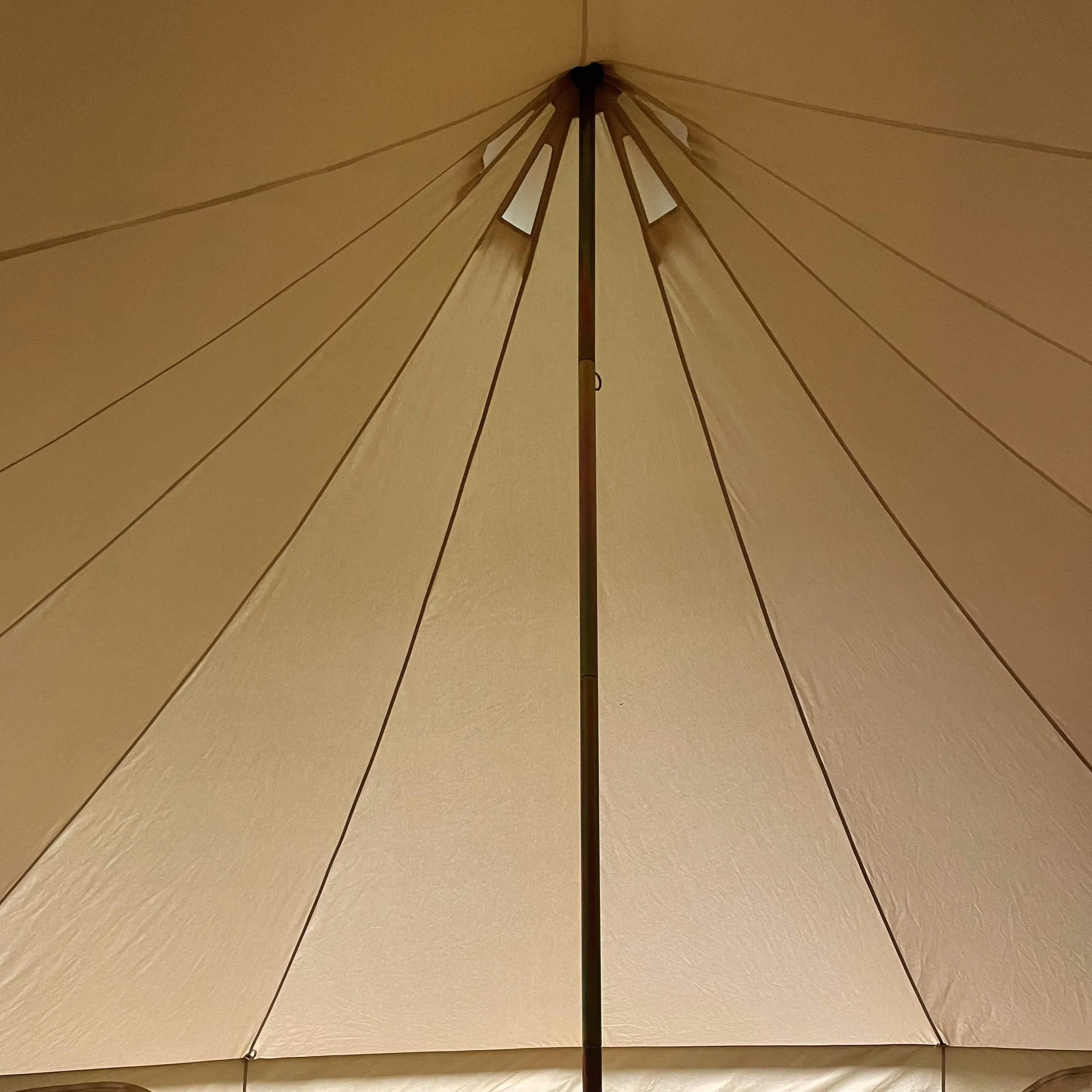 5m Bell Tent Fireproof With Stove Hole & Flap