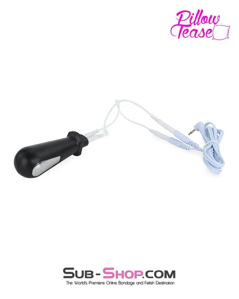 7866M      Sub-Shock Electrosex Vaginal or Anal Pleasure Probe with Lead Wires