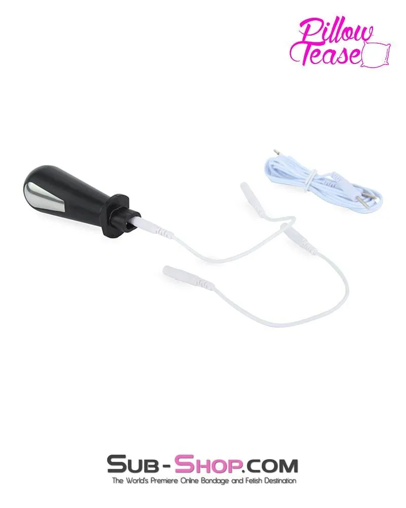 7866M      Sub-Shock Electrosex Vaginal or Anal Pleasure Probe with Lead Wires