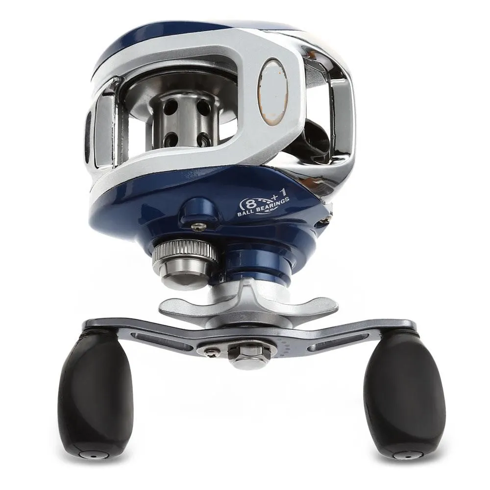 8 1  Bait Casting Reel 6.3:1, Corrosion Resistant Alloy Wire Cup