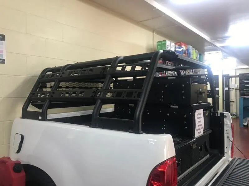 Adjustable Expedition Load Bed Rack Frame System for Isuzu D-Max 02-07