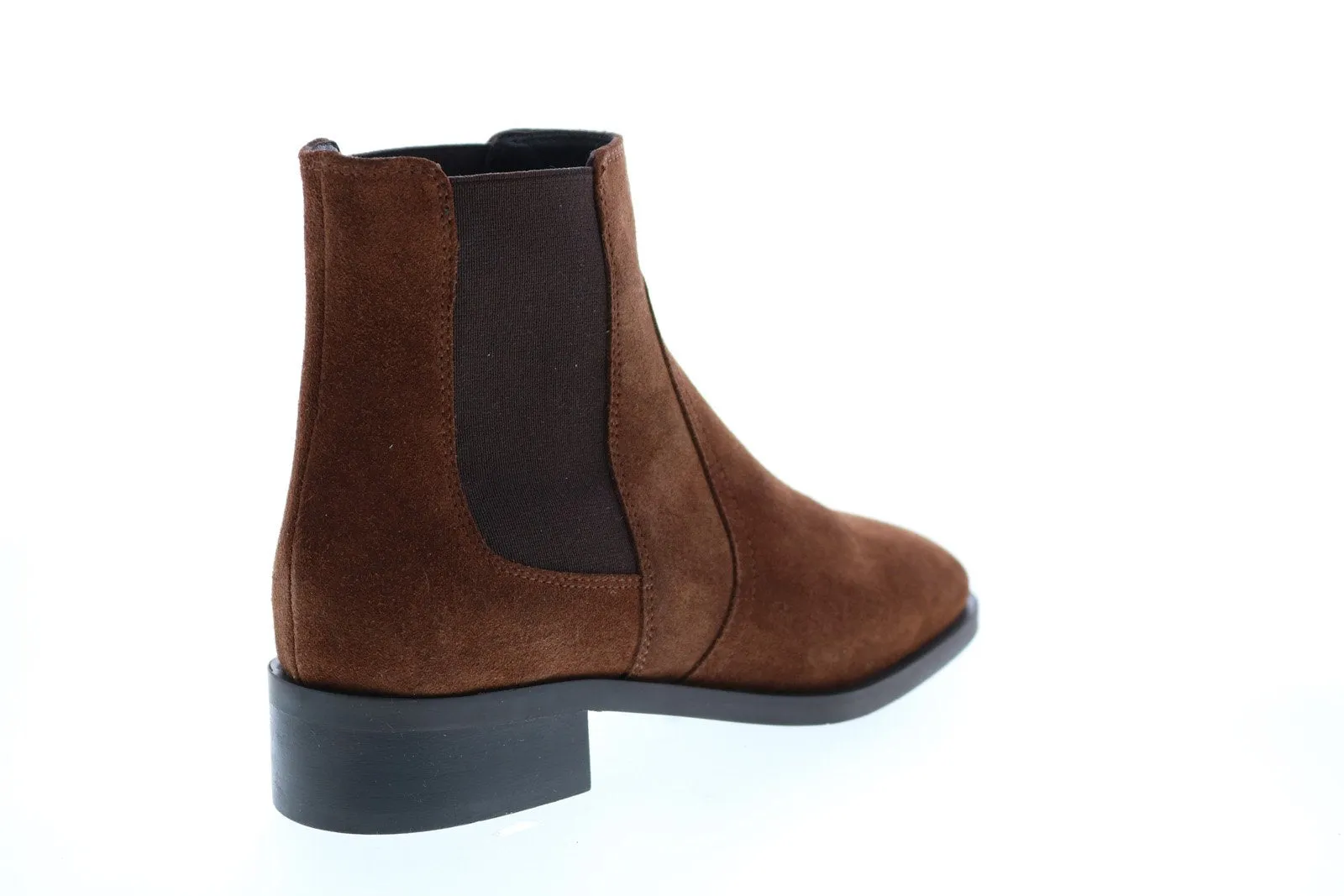 Aquatalia Tamera Suede Elastic 34L3825-CHT Womens Brown Suede Chelsea Boots