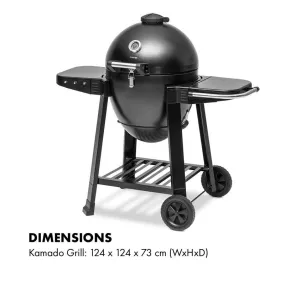 BBQ Warehouse Steel Kamado Egg - Charcoal Grill