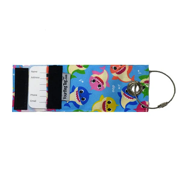 Bubbly Shark w/Cable Loop Luggage Tag - Limited Edition