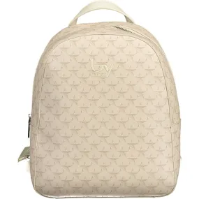 BYBLOS Beige PVC Women Backpack