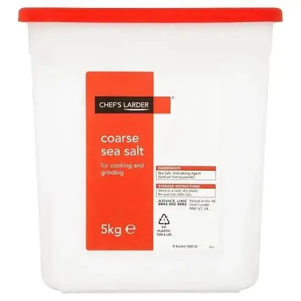 Chefs Larder Coarse Sea Salt 5kg