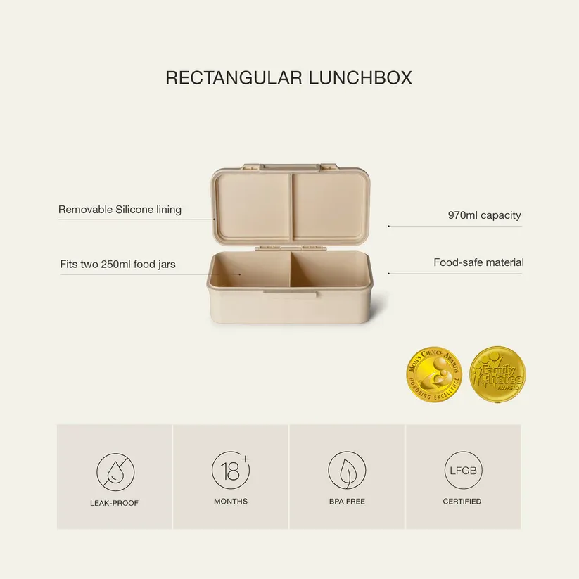 Citron Rectangle Lunch Box - Vehicles