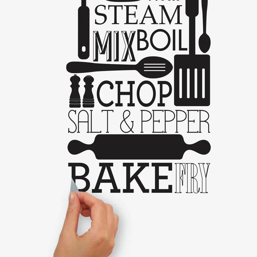 Cooking Conversions Wall Decals