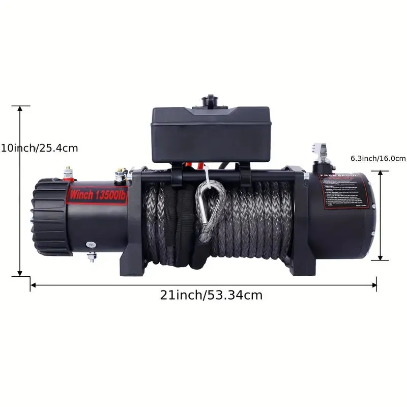 Electric Winch -12V DC Power for Towing Truck Off Road with Wireless Remote