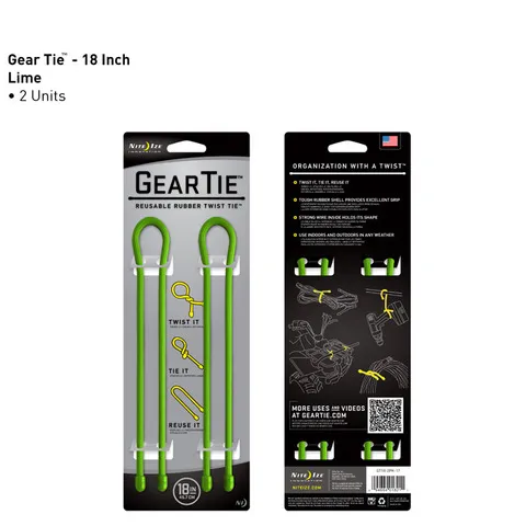 Gear Tie 18in - Lime