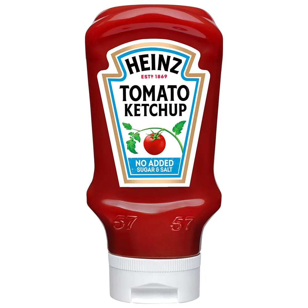 Heinz Tomato Ketchup No Added Sugar & Salt 400ml