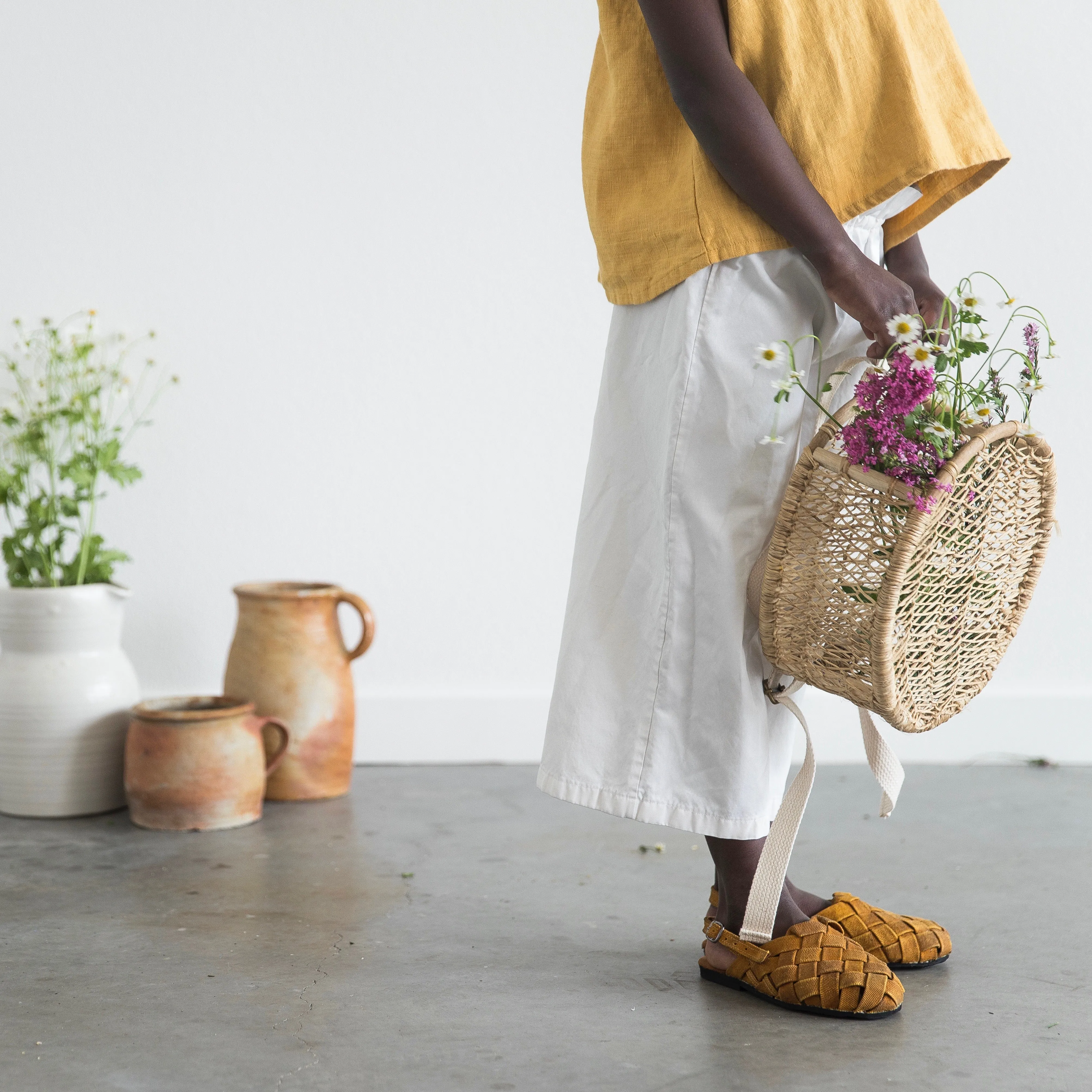 Jonote Basket Backpack