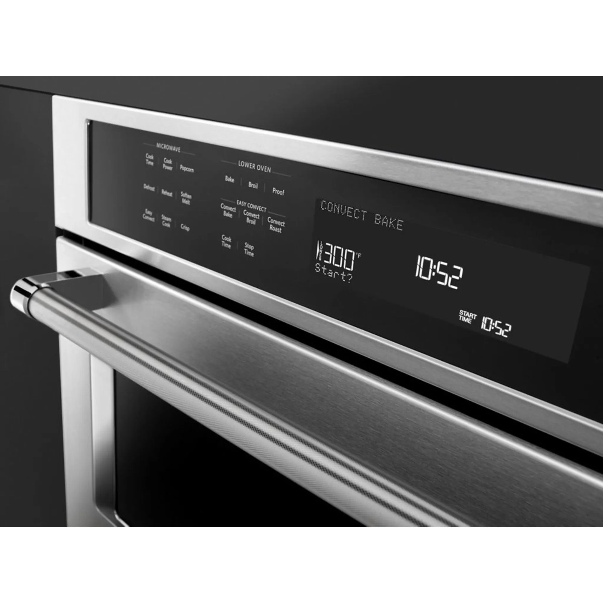 KitchenAid  30" 5-Element Electric Convection Front Control Range (YKSEG700ESS)