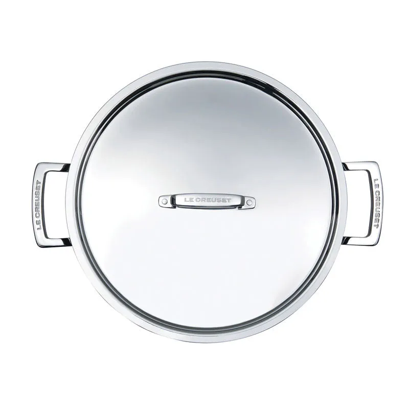 Le Creuset 3-ply Stainless Steel Sauteuse 28cm