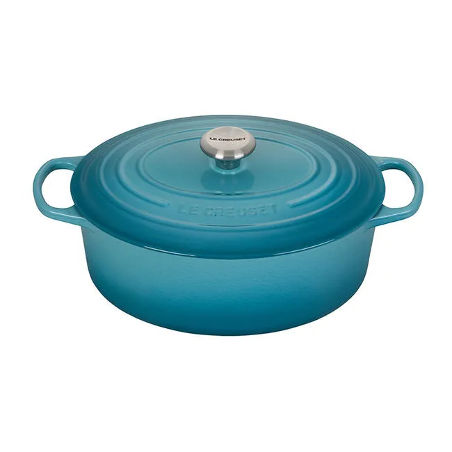 Le Creuset - 5 Qt. Signature Oval Oven - Caribbean