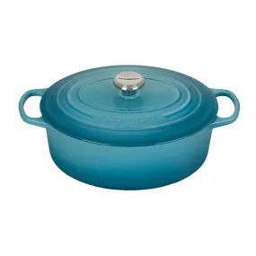 Le Creuset - 5 Qt. Signature Oval Oven - Caribbean