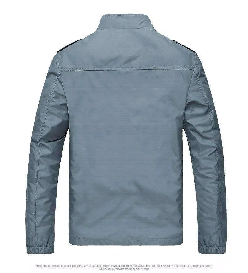 Men's Spring Thin Solid Jacket