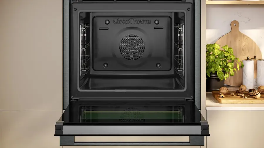 Neff B24CR71G0B N70 Built-in Electric Single Oven Graphite Grey