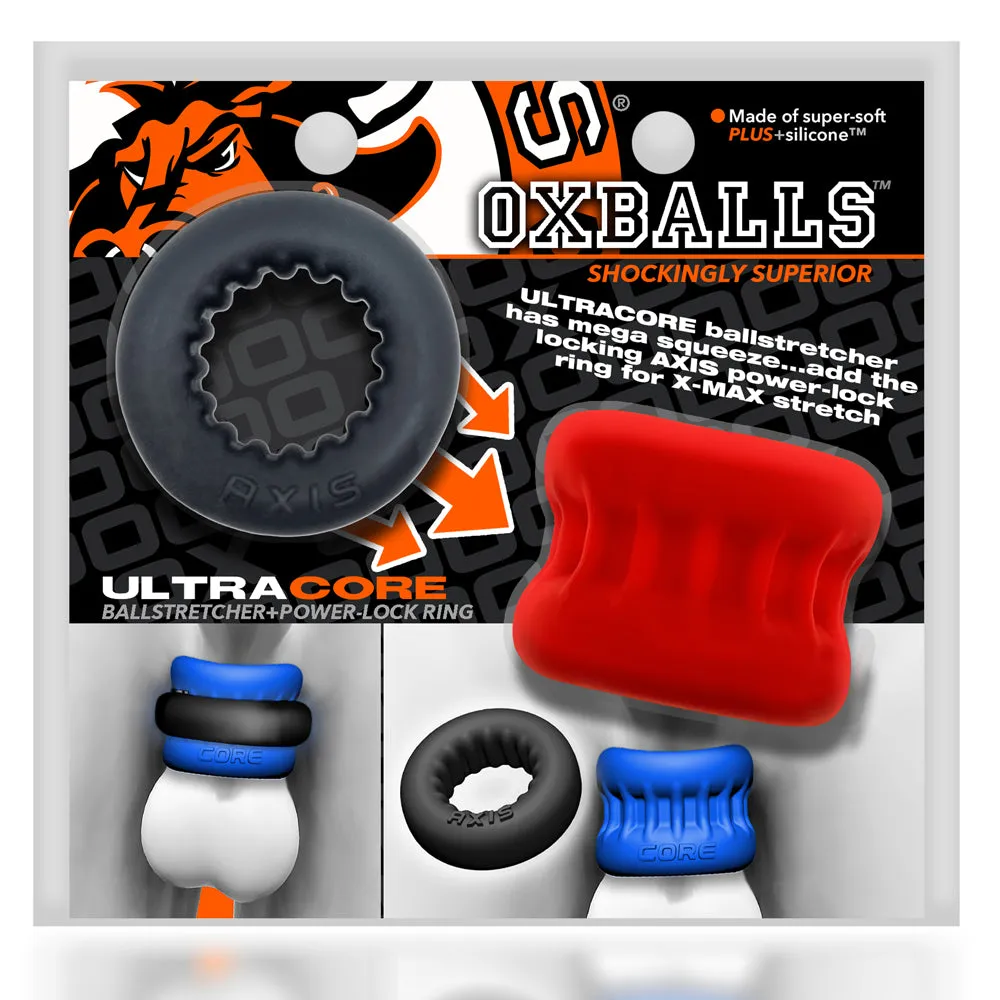 Oxballs UltraCore Ball Stretcher w/Axis Ring - Red Ice