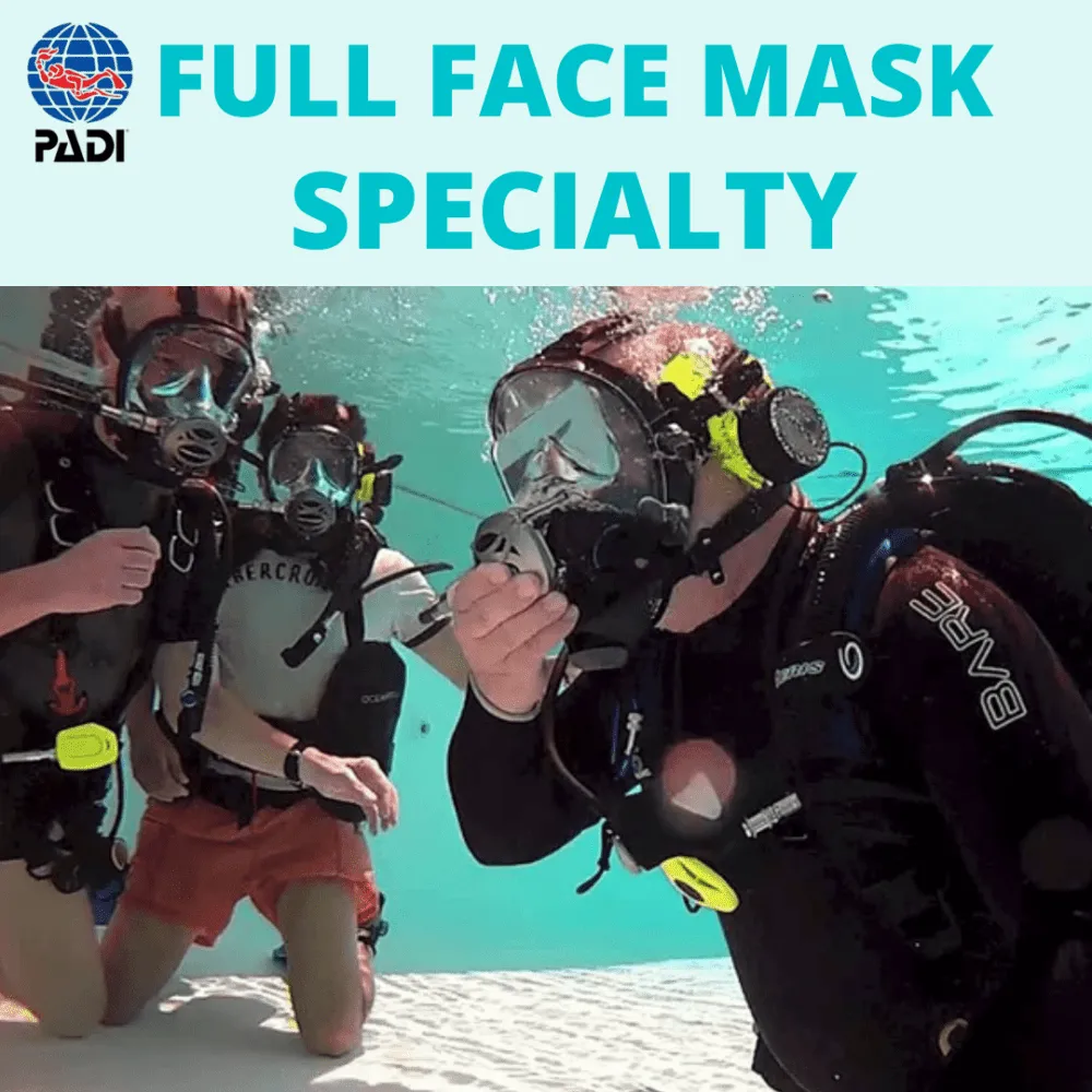 PADI Full Faced Mask Specialty