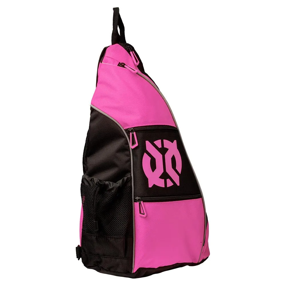 Pro Pickleball Sling Bag Pink and Black