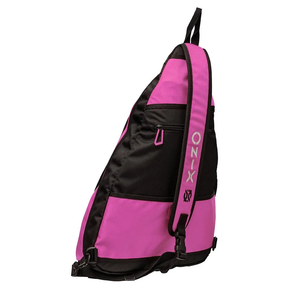 Pro Pickleball Sling Bag Pink and Black