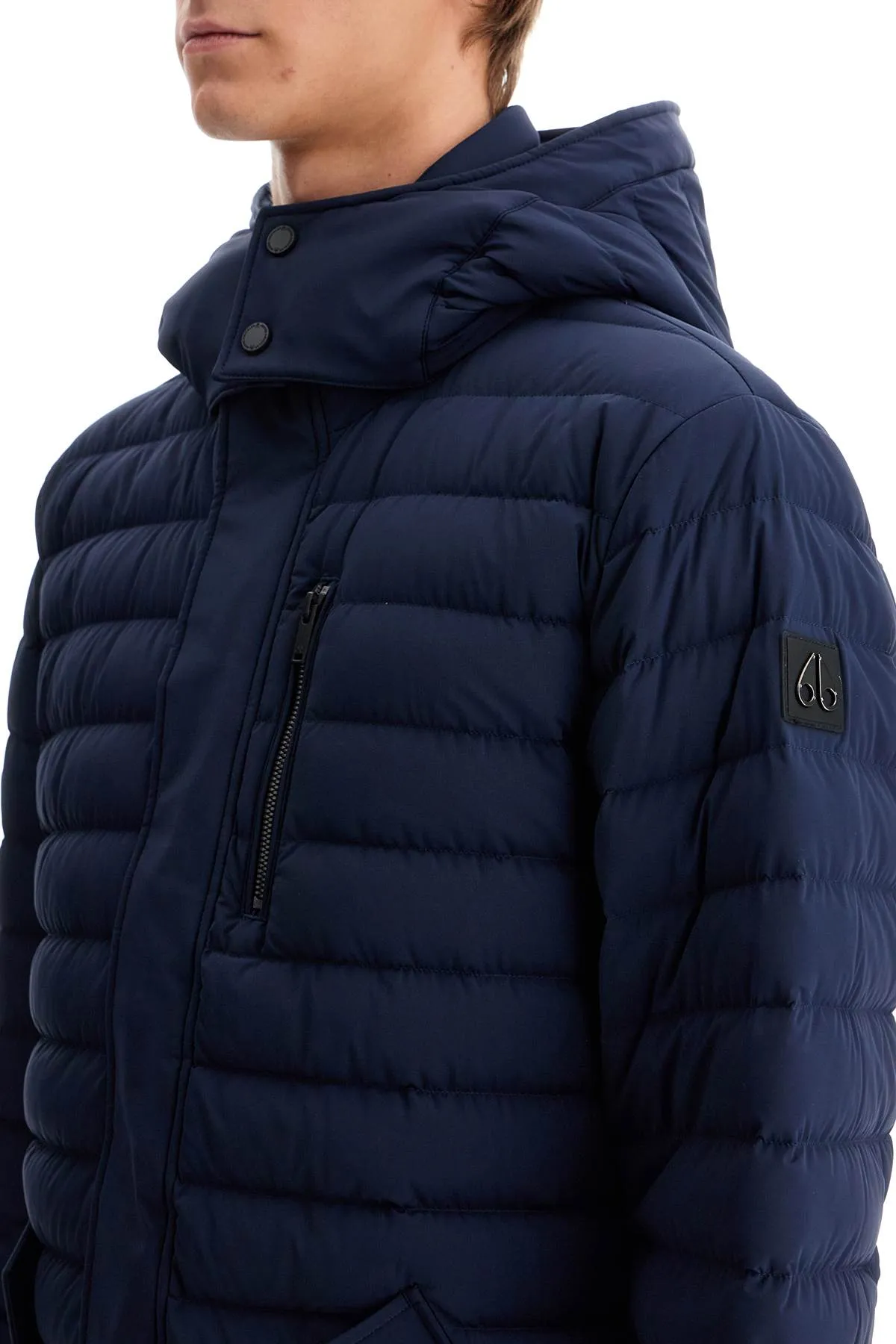 "greystone active flex down jacket M34MJ111 NAVY