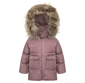 Skyline Muted Purple Toddler Coat