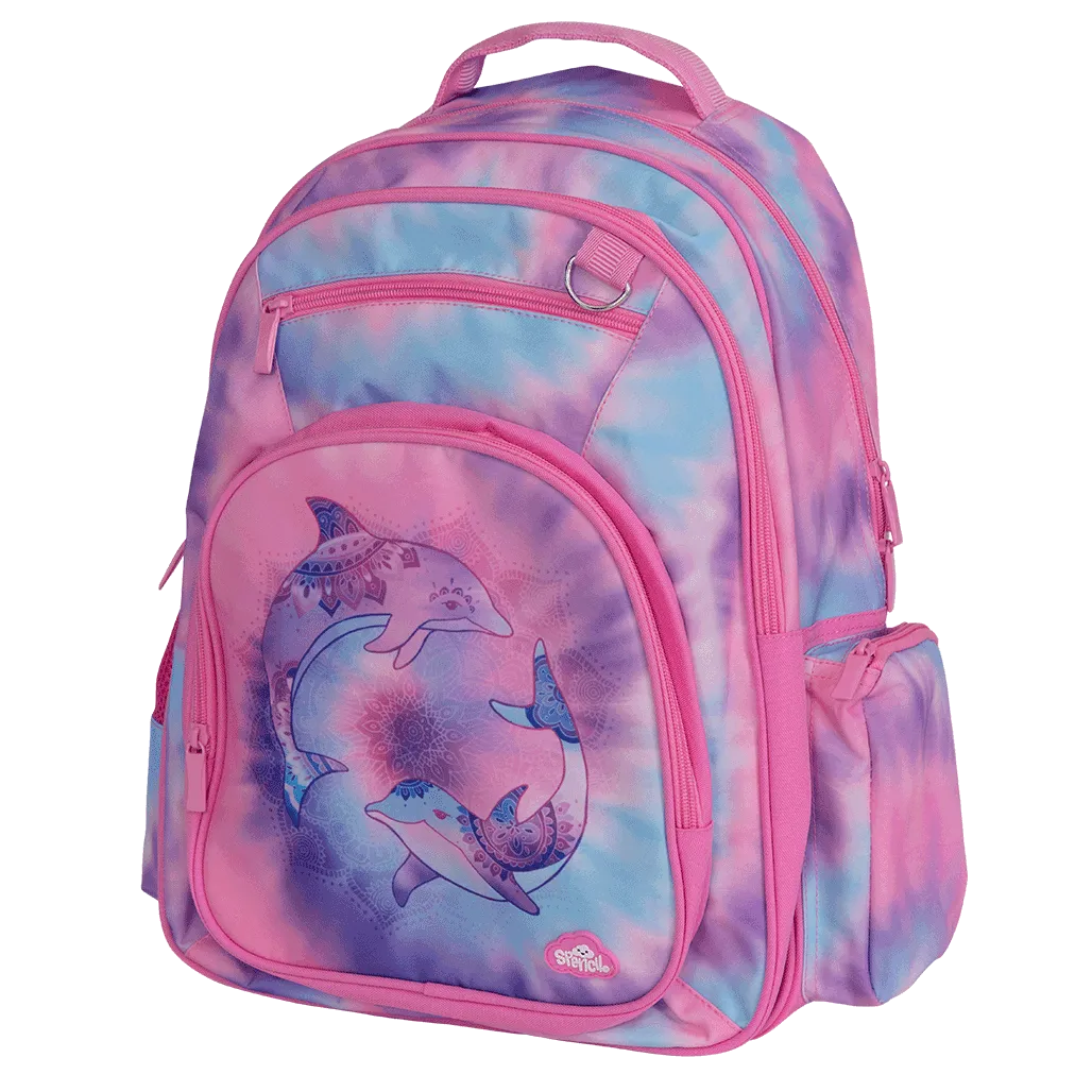 Spencil Big Kids Backpack - Tie Dye Splash