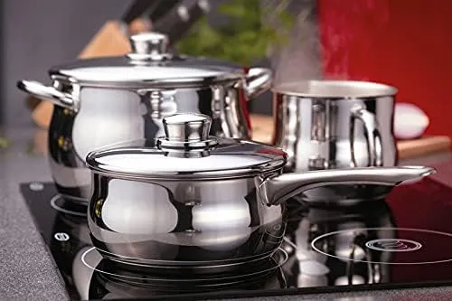 Stellar 1000 S1F2 Set of 9 Stainless Steel Pans Dishwasher Safe - Ex Display no Box