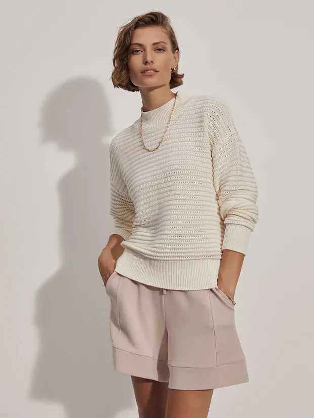 Varley Franco Knit Crew - Egret